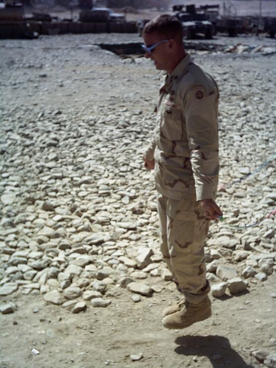 No... he's not levitating!